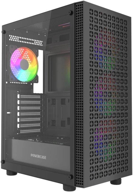 

Корпус ATX Powercase Mistral EA18 черный, без БП, боковая панель из закалённого стекла, USB 3.0, 2*USB 2.0, Mistral EA18