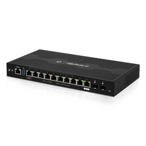

Маршрутизатор Ubiquiti EdgeRouter 12 ER-12-EU MIPS64, 4 ядр, 1000МГц, 1GB DDR3, 4GB, EdgeRouter 12