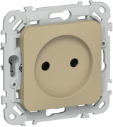 фото Розетка без заземления  IEK FI-R10-10-1-K59