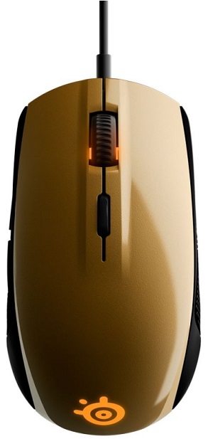 Мышь SteelSeries Rival 100 Alchemy золотистый/черный оптическая (4000dpi) USB игровая (5but)