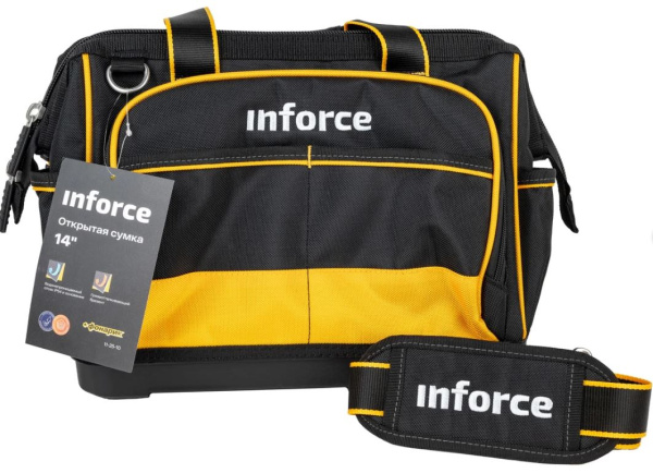 Изображение товара Сумка Inforce 14" 11-25-10 для инструментов, 12 л, до 12 кг грузоподъемность