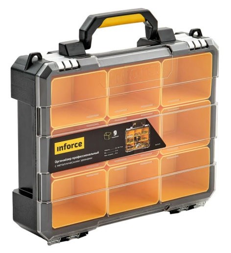 Изображение товара Органайзер Inforce 06-20-10 с металлическими замками и 9 отделениями