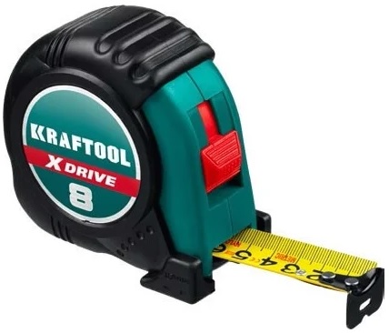 

Рулетка Kraftool X-Drive 34122-08_z02 Kraftool 8мх25мм., X-Drive