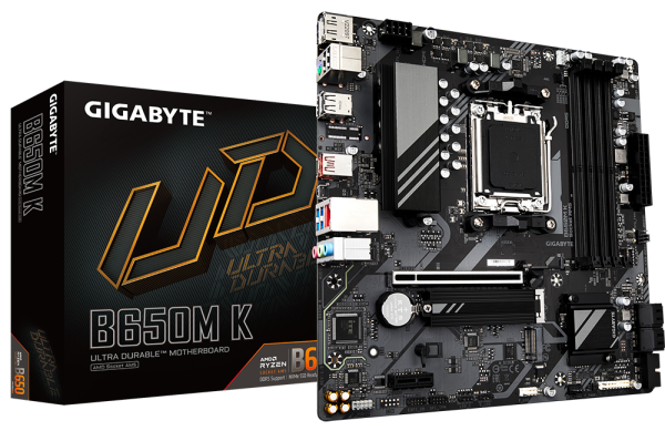 Изображение товара Материнская плата GIGABYTE B650M K для AMD AM5 Micro-ATX