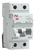 фото Автомат дифференциальный  EKF rcbo6-1pn-20C-100-ac-av