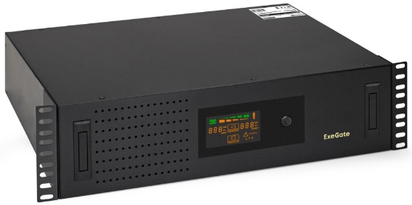 фото Источник бесперебойного питания  Exegate ServerRM UNL-1000.LCD.AVR.6C13.RJ.USB.1U