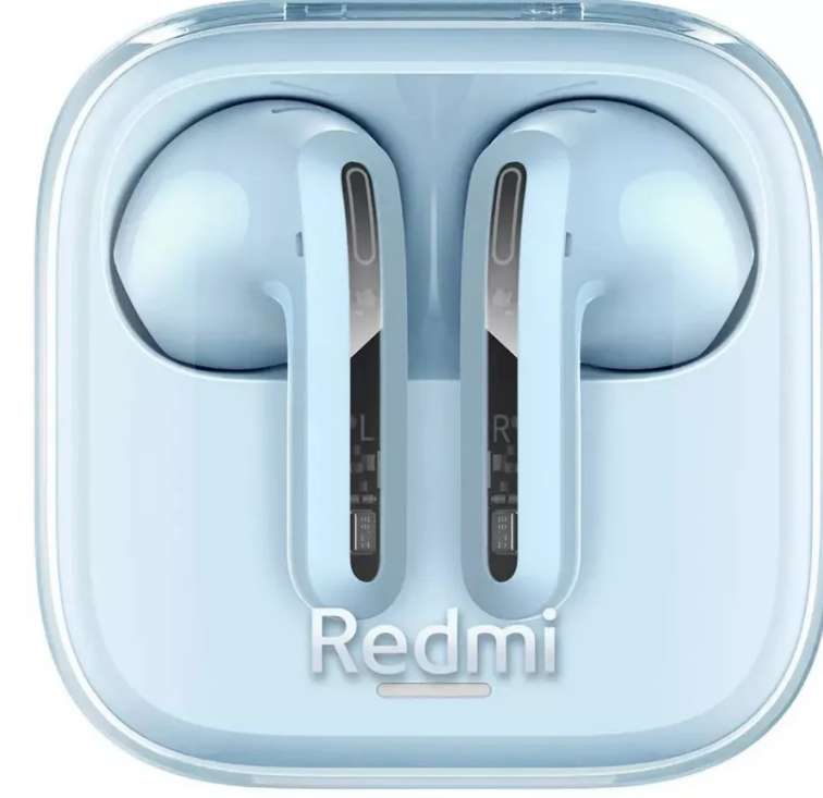 

Гарнитура беспроводная Xiaomi Redmi Buds 6 Active BHR8394GL transparent blue, Redmi Buds 6 Active