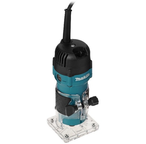

Фрезер Makita 3711 кромочный, 530Вт, 32000об\м, цанга-6мм, плавный пуск, антирестарт, 3711