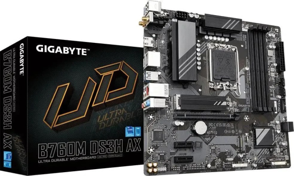 фото Материнская плата mATX GIGABYTE B760M DS3H AX DDR4 1.2 в Уфе