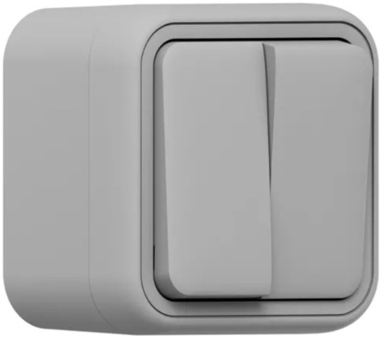 Изображение товара Выключатель двухклавишный EKF BT1-SWG-20