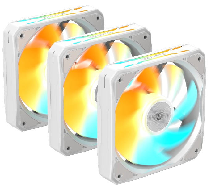 

Вентилятор для корпуса GIGABYTE GP-GBT EZFAN1203 ICE 120mm, 500-2200rpm, 32.2dBa (3-pack), GP-GBT EZFAN1203 ICE