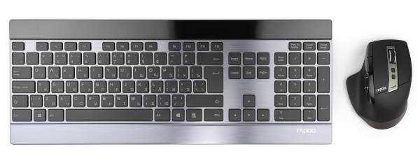 Изображение товара Беспроводной комплект клавиатура и мышь Rapoo 9900M для компьютера
