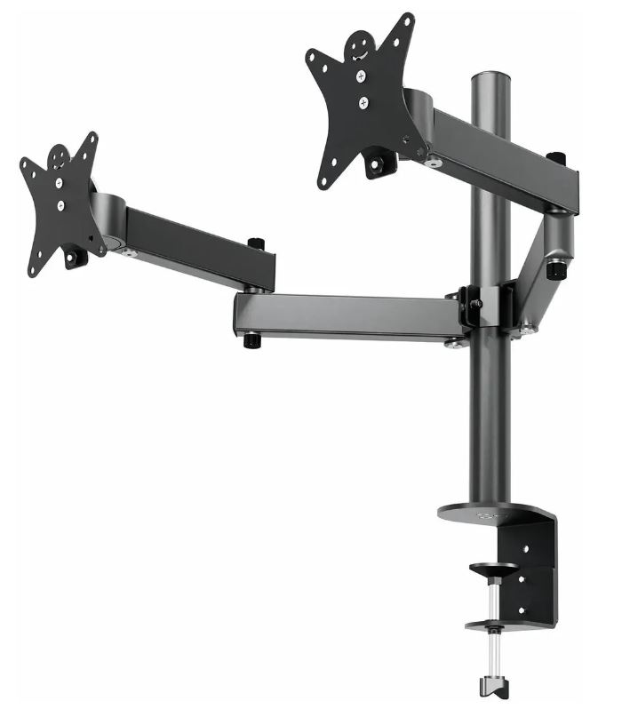 Кронштейн Holder MDS-SU203-B для мониторов черный 13"-32" макс.8кг настольный поворот и наклон верт.перемещ.