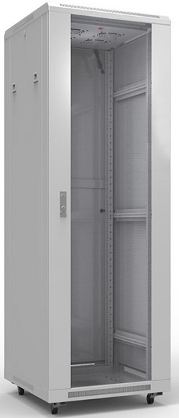 

Шкаф напольный 19", 47U Rexant 04-2304 Standart 600х600 мм, передняя дверь стекло, задняя дверь металл, RAL 7035 (состоит из 2 частей), 04-2304