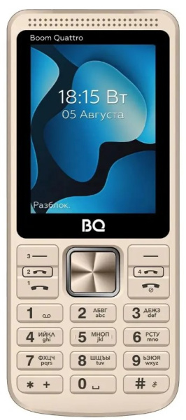 фото Мобильный телефон  BQ 2455 Boom Quattro Gold в Уфе