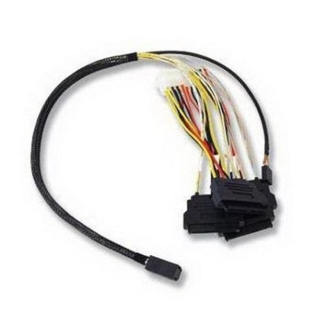 Изображение товара Кабель ACD MD-6705049 Mini SAS HD к 4xSAS 100 см для жестких дисков SAS