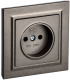 фото Розетка без заземления в сборе IEK BR-R10-10-K45-F