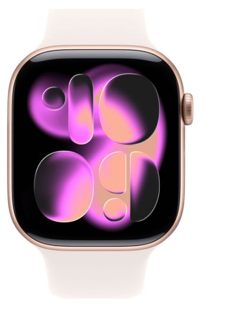 

Часы Apple Watch S11 GPS MEV74 46mm Rose Gold Aluminium Case /Light Blush SB - M/L, Watch S11 GPS