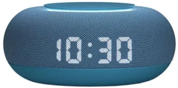 Изображение товара Умная колонка VK Капсула Мини с дисплеем и ночником синяя