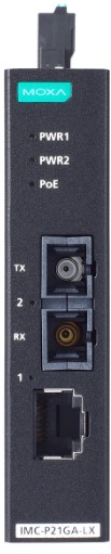 

Медиа-конвертер MOXA IMC-P21GA-G2-LX-SC промышленный Gigabit Ethernet 10/100/1000BaseTX в 1000BaseLX (одномодовое оптоволокно, разъем SC) с поддержкой, IMC-P21GA-G2-LX-SC