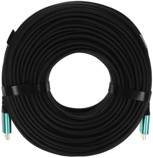 Кабель аудио-видео Cactus CS-HDMI-AOC-2.1-70 HDMI (m)/HDMI (m) 70м. позолоч.конт. Черный
