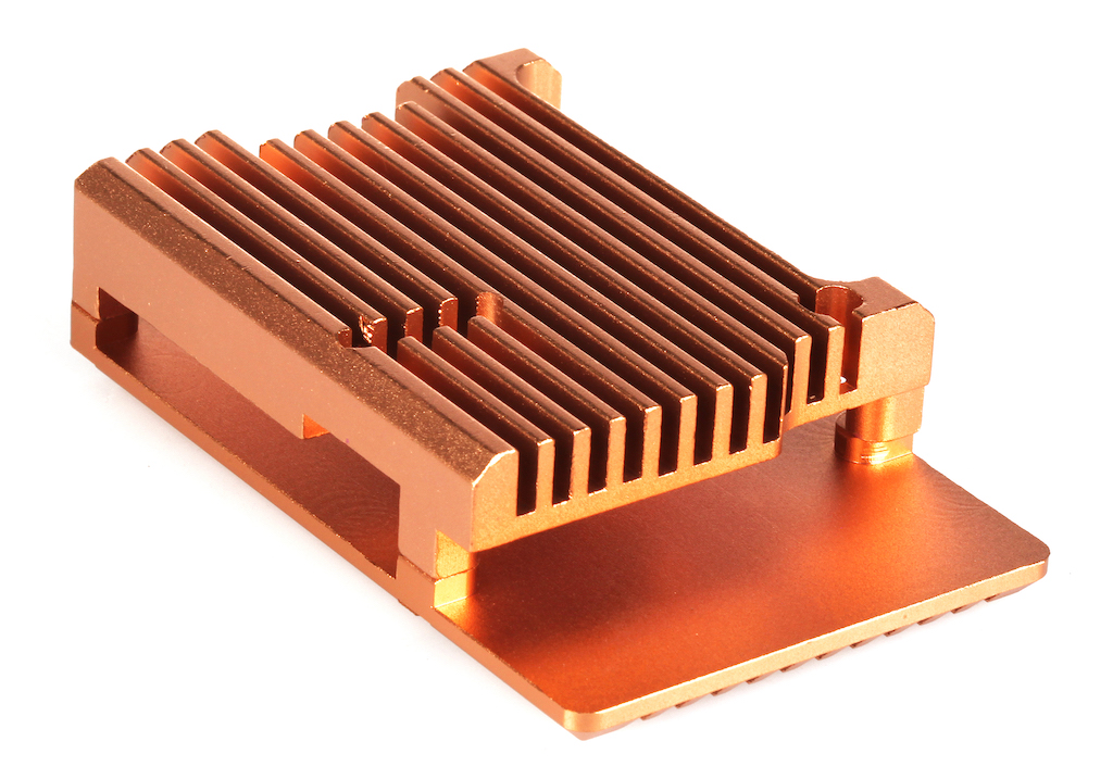 

Корпус Qumo RS005 Aluminium Case for Raspberry Pi 4, gold, RS005