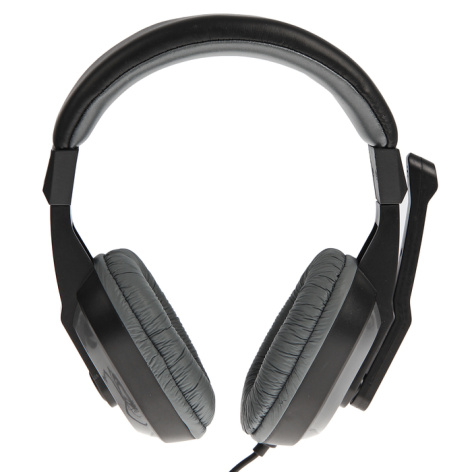 Изображение товара Гарнитура Ritmix RH-534M Gray проводные игровые наушники с микрофоном