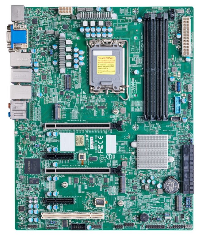 

Материнская плата ATX Supermicro MBD-X13SAE-F-O (LGA1700, W680, 4*DDR4 (4400), 2*PCIe, 3*M.2, 8*SATA, 4*USB 3.2, 2*USB 2.0, HDMI, DP, VGA), MBD-X13SAE-F-O