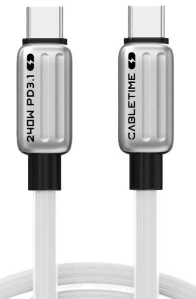 Изображение товара Кабель CABLETIME CT-CM240-ZSW2 для зарядки и передачи данных