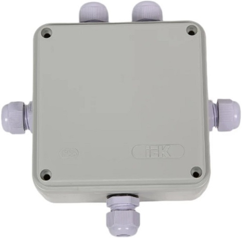 Изображение товара Коробка IEK UKO10-100-100-050-K51-55 для открытого монтажа пластиковая