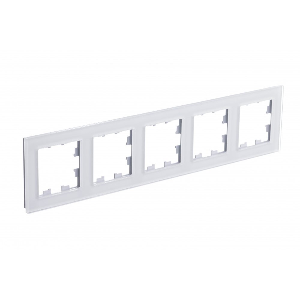 

Рамка пятерная Systeme Electric ATN320105 AtlasDesign NATURE Органическое стекло Белый, ATN320105