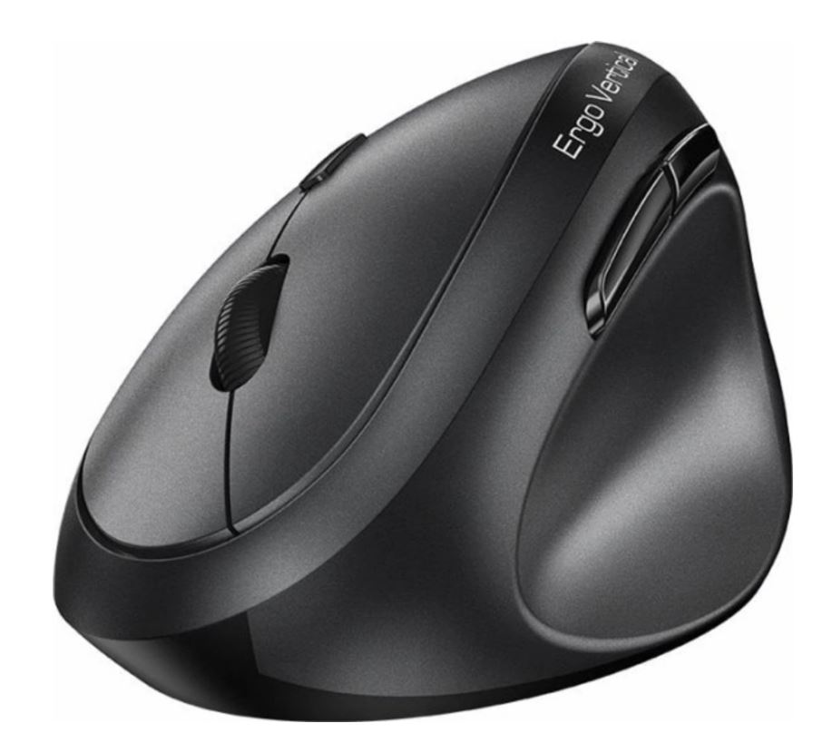 

Мышь Wireless Genius Ergo 8350S 31030041400 вертикальная, 1200-1600-2400 dpi, 6 кнопок, темно-серый, Ergo 8350S