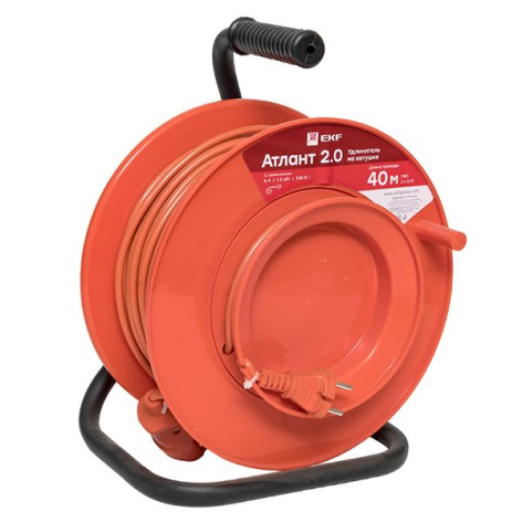 Изображение товара Удлинитель Атлант 2.0 EKF UKA02-06-275-1-40 длина 40 м IP20