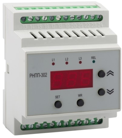 Изображение товара OptiDin 114064 — реле напряжения 3-фазное, DIN-рейка, 400 В, 8 А