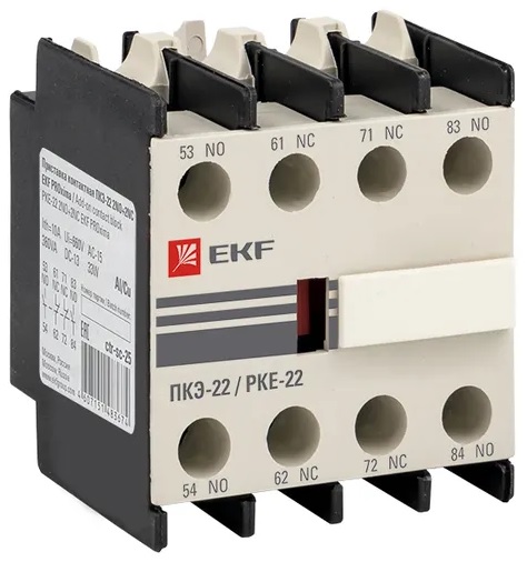 

Приставка доп. контакты EKF ctr-sc-25 ПКЭ-22 2NO+2NC, ctr-sc-25