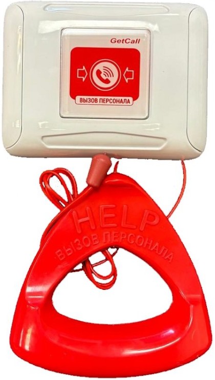 Кнопка GETCALL GC-0423W2 проводная влагозащищенная со шнуром