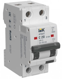 Изображение товара Автомат IEK AR-B10N-2-C020A030