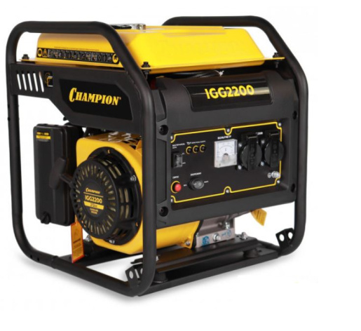 Изображение товара CHAMPION IGG2200 Генератор бензиновый инверторный с двумя розетками 220 В 7 лс