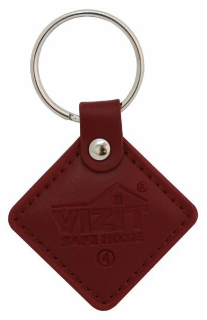 Брелок VIZIT VIZIT-RF2.2 (Red) proximity кожаный