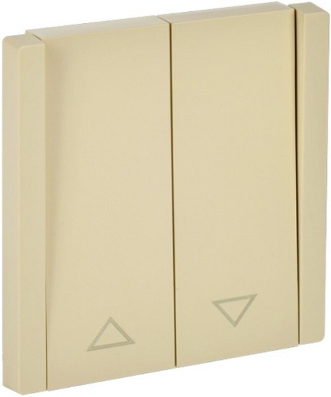 Изображение товара Выключатель двухклавишный для жалюзи IEK FP-V15-0-10-1-K10