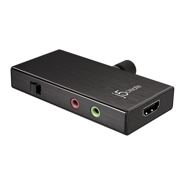 

Устройство видеозахвата j5create JVA02 HDMI to USB-C with Power Delivery, JVA02