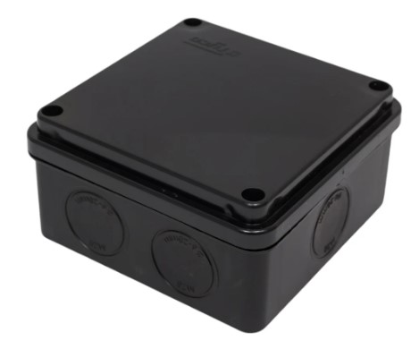 

Коробка распределительная RUVinil 67050Ч 100х100х50мм УХЛ1 IP54 цвет: черный, 67050Ч