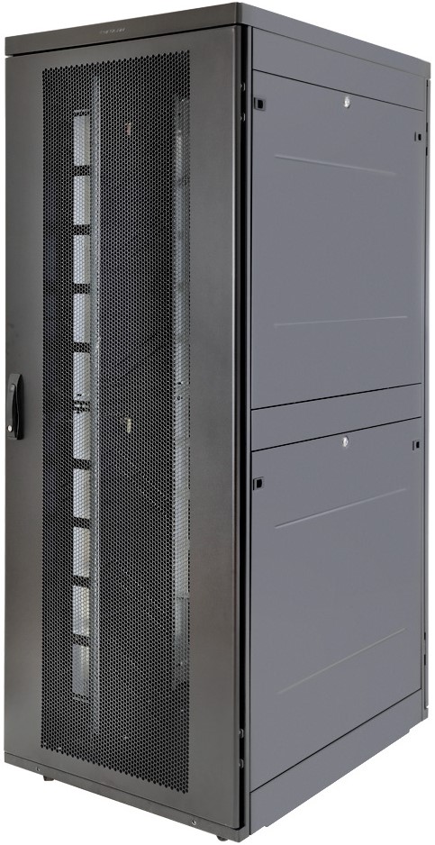 

Шкаф напольный 19", 48U Eurolan 60F-48-7C-94BL Rackcenter D9000 48U 750×1200, передняя дверь перфорированная одностворчатая, задняя дверь перфорирован, 60F-48-7C-94BL
