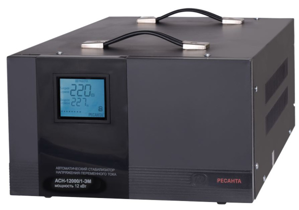Изображение товара Электромеханический стабилизатор напряжения Ресанта 63/1/17 12000 ВА