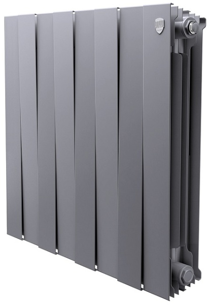 фото Радиатор отопления биметаллический Royal Thermo PianoForte 500 x8 Silver Satin в Волгограде