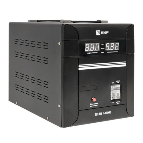 Изображение товара Стабилизатор напряжения EKF stab-f-10000 10000 ВА промышленный напольный