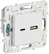 фото Розетка USB IEK SK-U22-D31-K01
