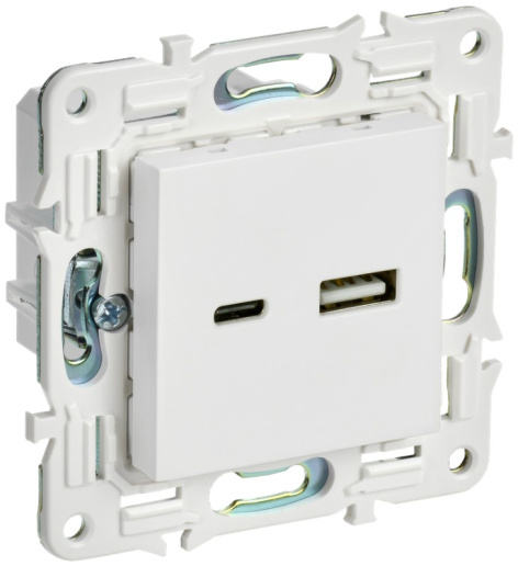 Изображение товара Розетка USB IEK SK-U22-D31-K01 для быстрой зарядки