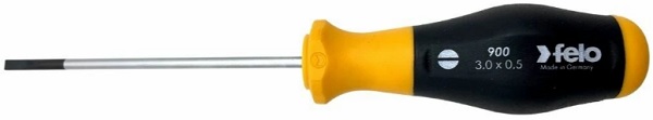 

Отвертка Felo 90003210 шлицевая SL3,0x0,5x80, 90003210