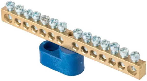 Изображение товара Шина для присоединения нулевых проводников и заземления EKF sn0-63-14-1